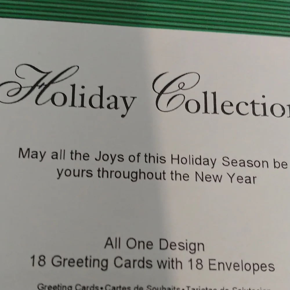 Christmas Cards NEW boxed, 18 with envelopes